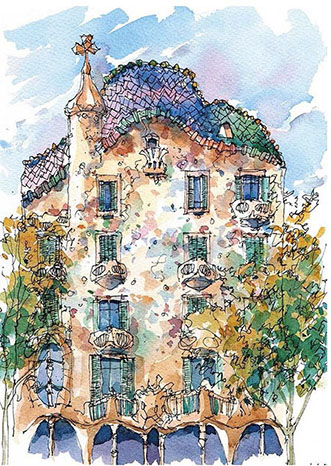 Casa Batlò di A. Gaudì