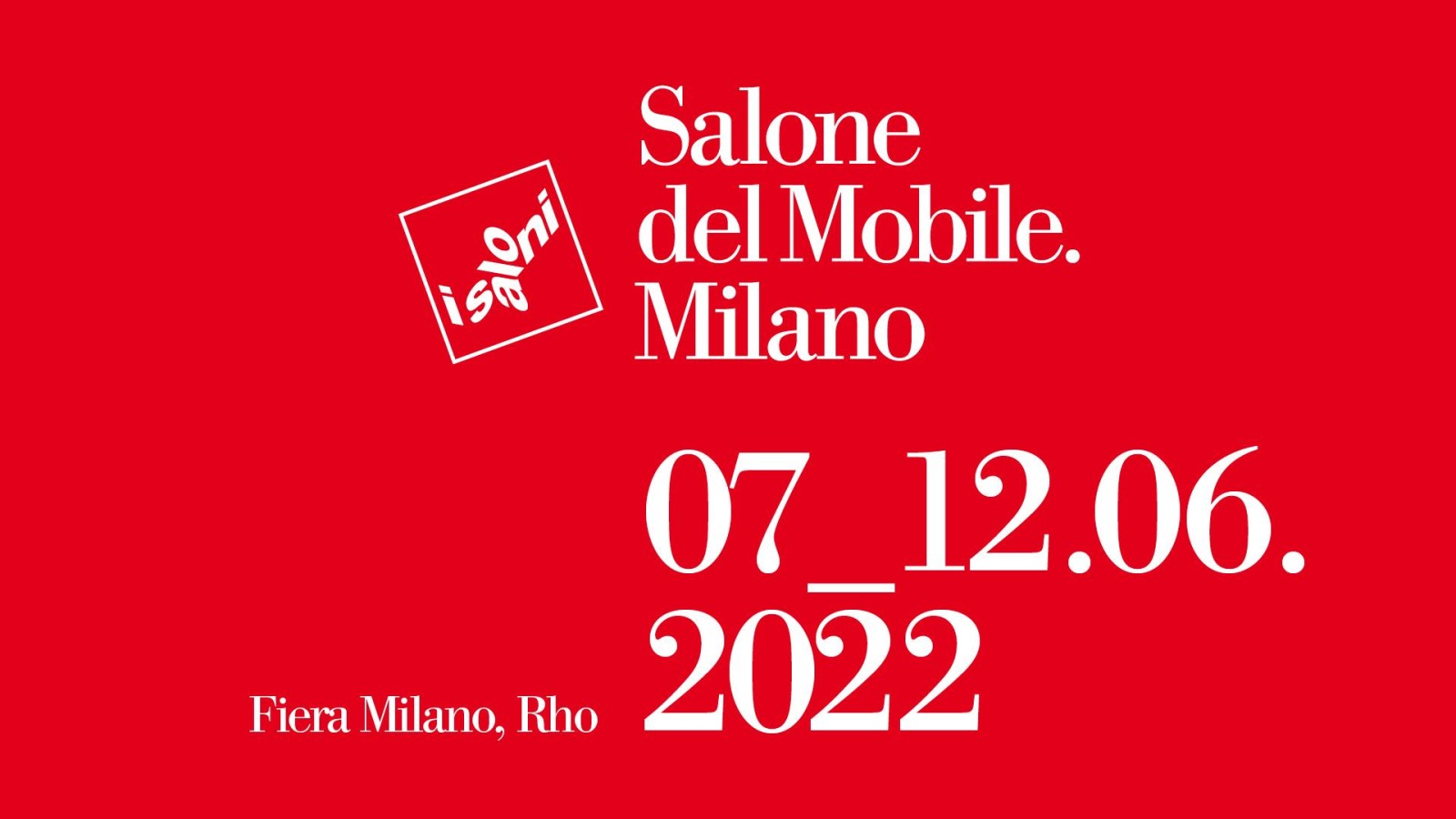 Salone del Mobile di Milano 2022
